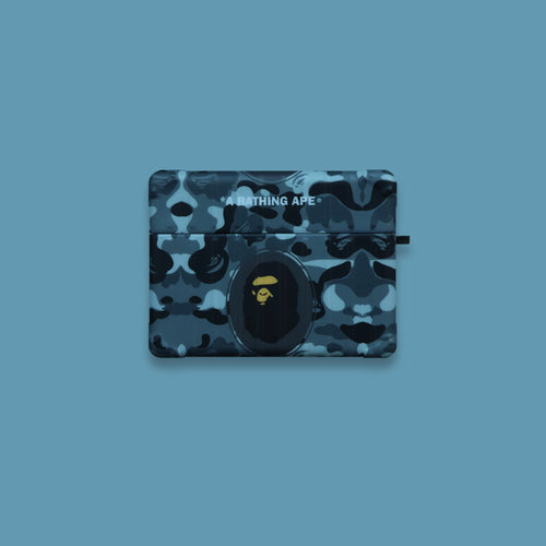Camouflage Monkey Headphone Case for Luggage