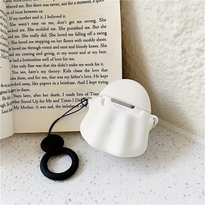 Cute 3D Cartoon Ghost Silicone AirPods Protective Case