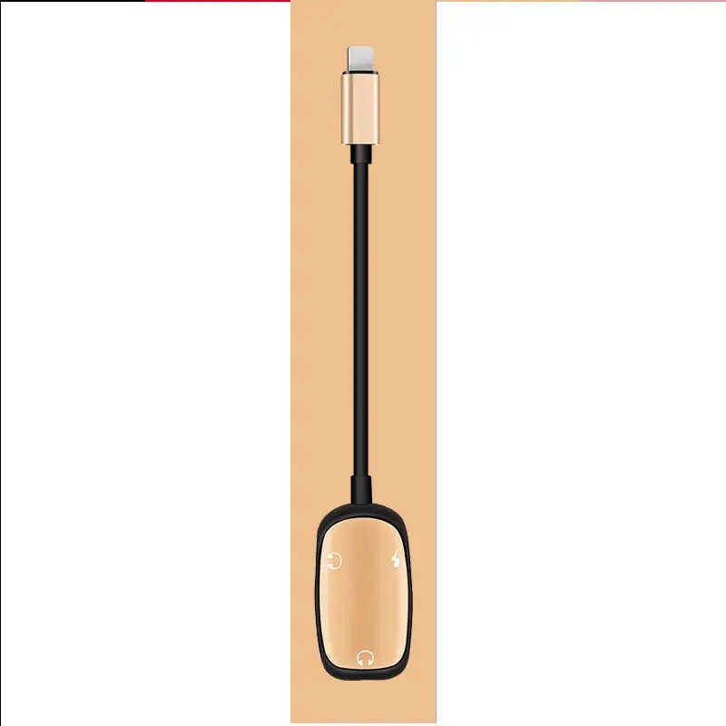 Audio Adapter Charging Cable for iPhone 8-Pin to 3.5mm