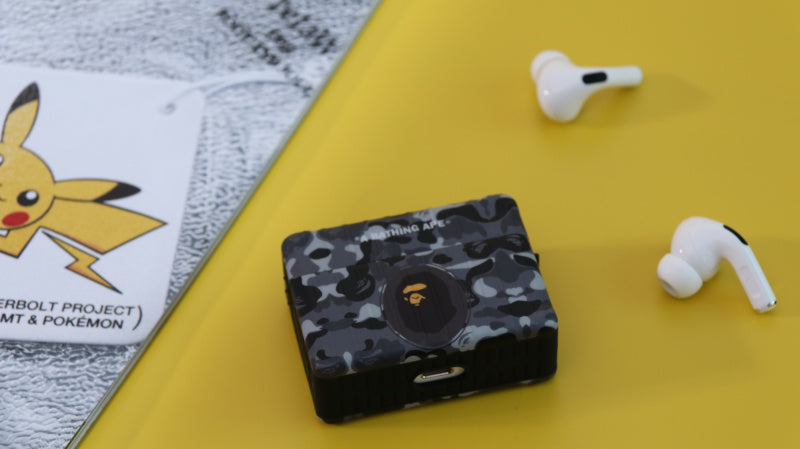 Camouflage Monkey Headphone Case for Luggage
