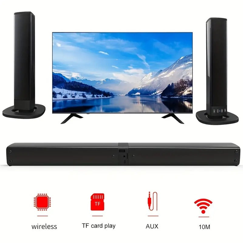 Creative Detachable Bluetooth Speaker for TV and Audio