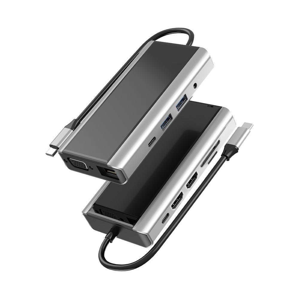 Type-C Docking Station USB Hub Adapter with Dual HDMI